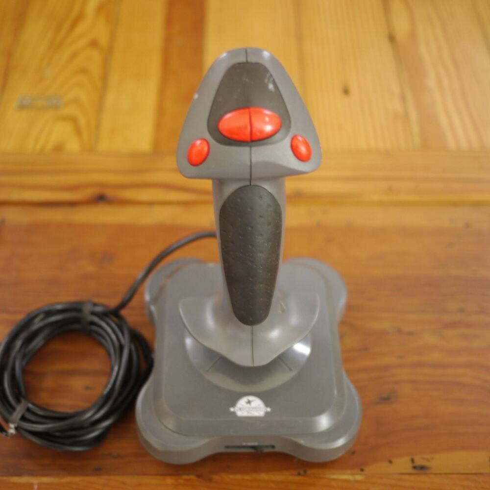Vintage InterAct SV-207A PC Commander Plus Serial Suction Cup Joystick